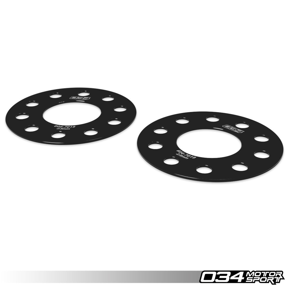 Wheel Spacer Pair, 2.5mm, Audi & BMW 5x112 with 66.6mm Center Bore - image 2