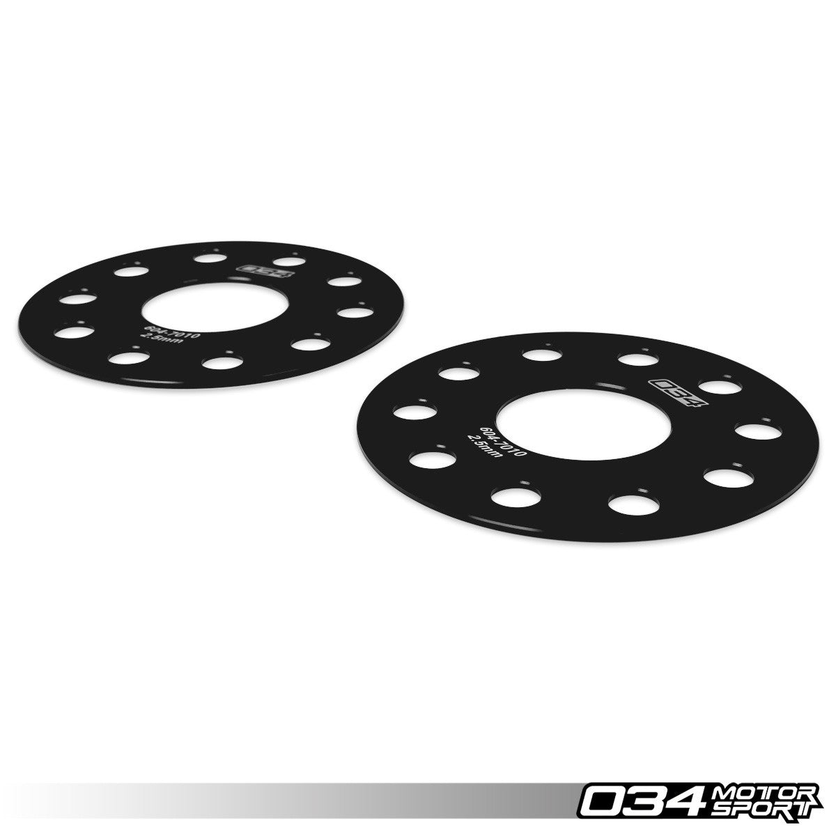 Wheel Spacer Pair, 2.5mm, Volkswagen & Audi 5x112 with 57.1mm Center Bore - image 2