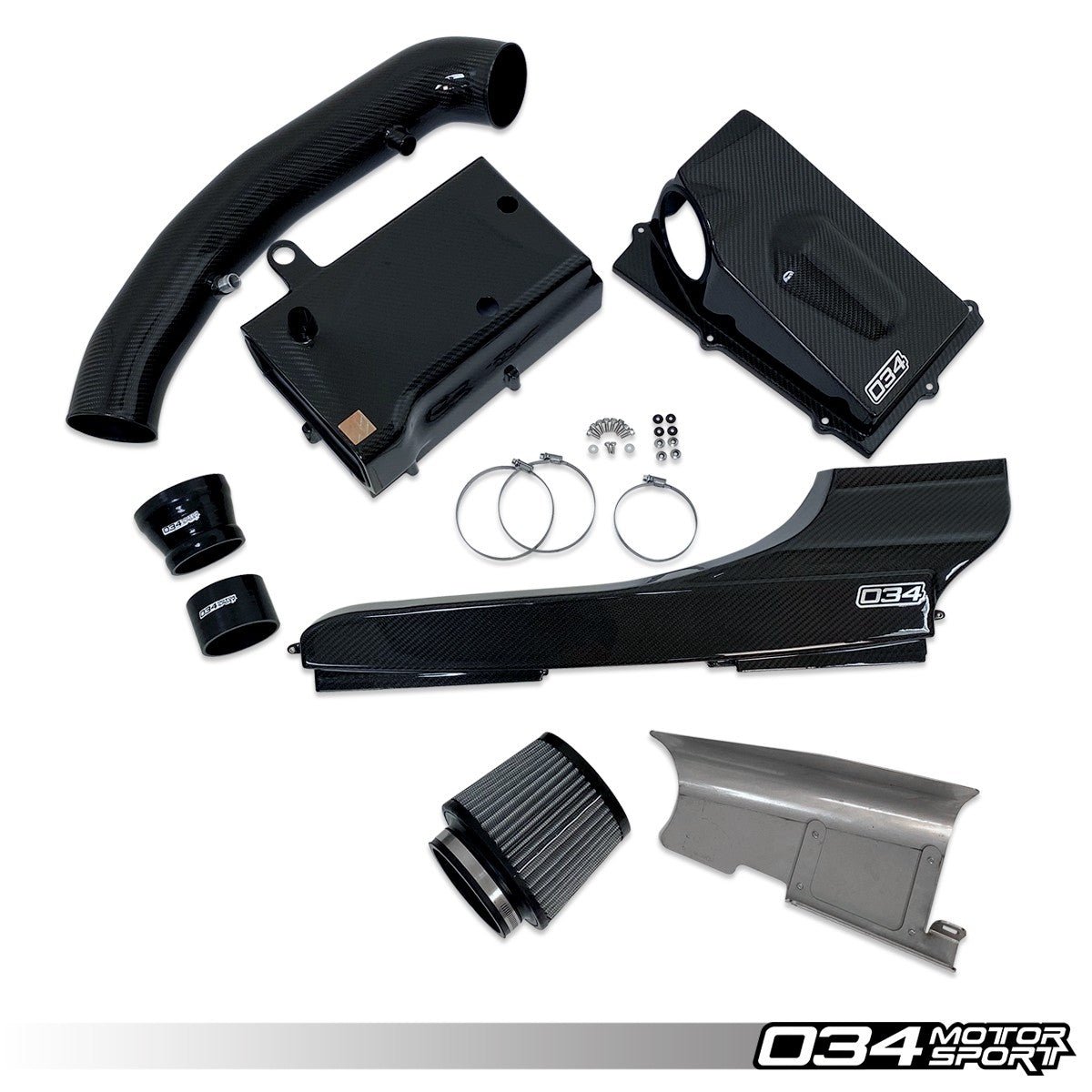 X34 Carbon Fiber 4" Closed Top Intake Bundle Audi TT RS & RS3 2.5 TFSI EVO - image 5