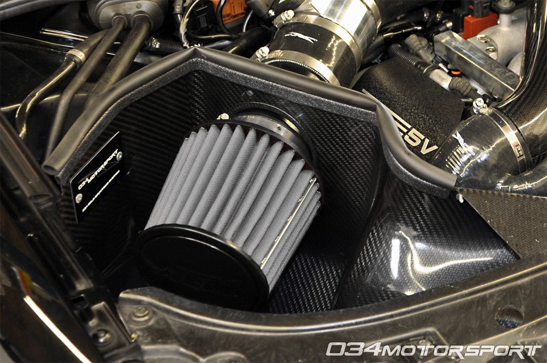 034Motorsport X34 Carbon Fiber Cold Air Intake (CAI) for B5 Audi S4/RS4 2.7T - image 2