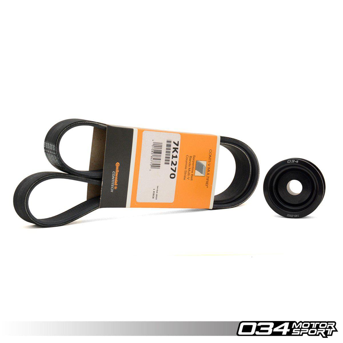 034Motorsport 3.0 TFSI Supercharger Pulley Upgrade, B8/B8.5 Audi S4/S5/Q5/SQ5 & C7 Audi A6/A7