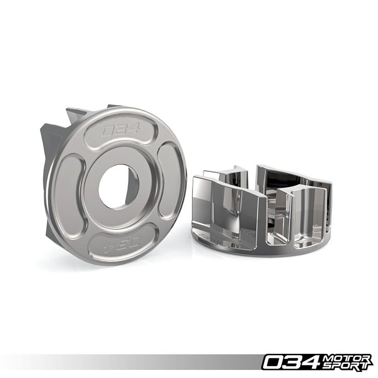 034Motorsport Billet Aluminum Rear Differential Carrier Mount Insert Kit, B8 Audi A4/S4/RS4, A5/S5/RS5, Q5/SQ5 &amp; C7 Audi A6/S6/RS6, A7/S7/Rs7-A Little Tuning Co