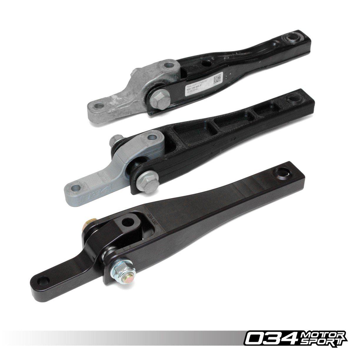 034Motorsport Billet Spherical Dogbone Mount, 8V/8S Audi A3/S3/Tt/Tts & MKVII Volkswagen Golf/GTI/R