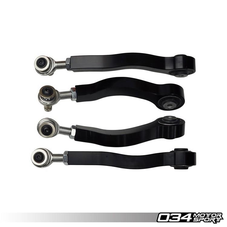 034Motorsport Density Line Adjustable Upper Control Arm Kit, Camber Correcting, B8 Audi A4/S4/RS4, A5/S5/RS5, Q5/SQ5