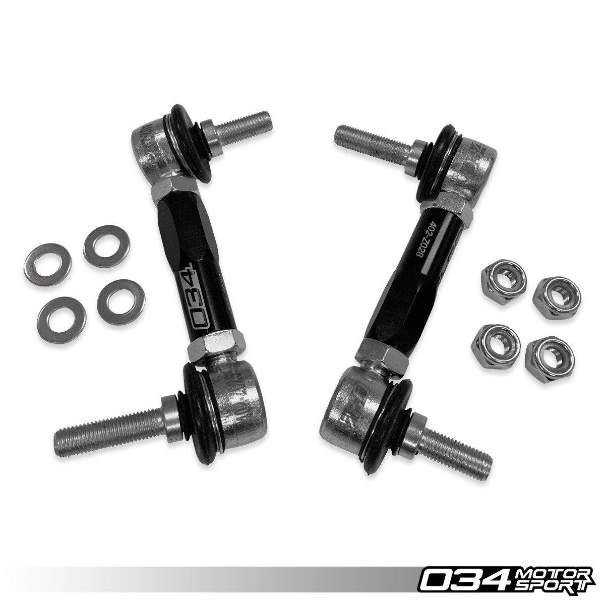 034Motorsport Dynamic+ Billet Adjustable Rear Sway Bar End Link Kit For MKV/MKVI Vw GTI/Gli/R32/Jetta And 8p Audi A3