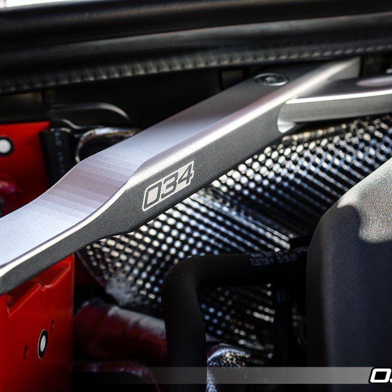 034Motorsport Front Strut Brace, B9 Audi A4/S4, A5/S5/RS5, Allroad, Billet Aluminum
