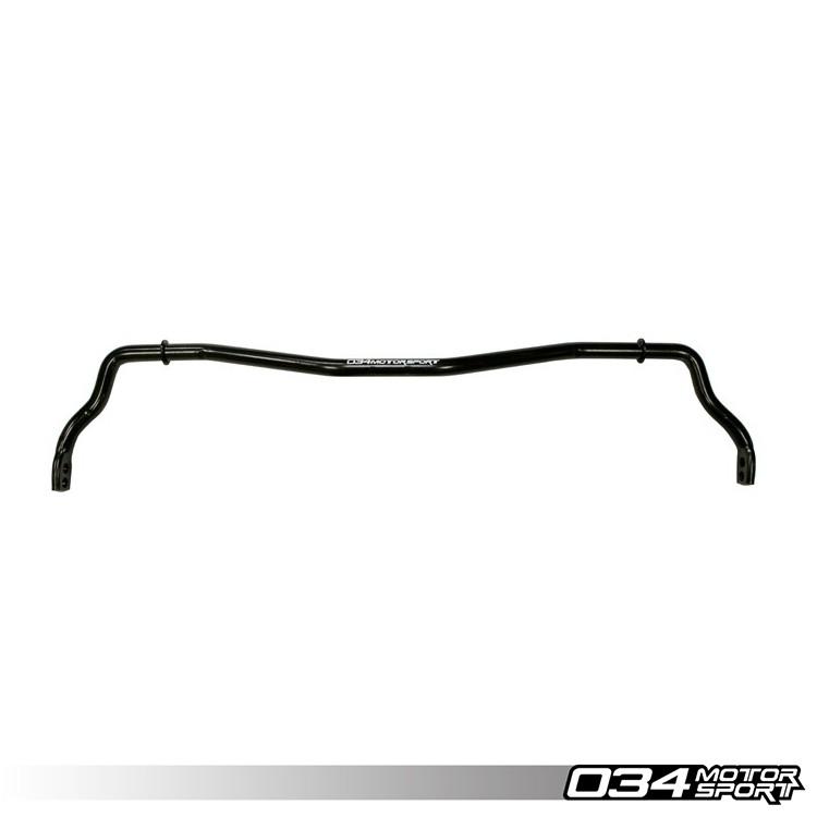 034Motorsport Solid Rear Sway Bar, B6/B7 Audi A4/S4/RS4 Quattro & FWD, Adjustable