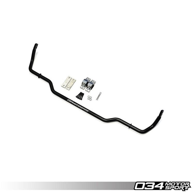 034Motorsport Solid Rear Sway Bar, MKV/MKVI Volkswagen Golf/GTI/Jetta/Gli/Rabbit & 8J/8p Audi Tt/A3 FWD, Adjustable