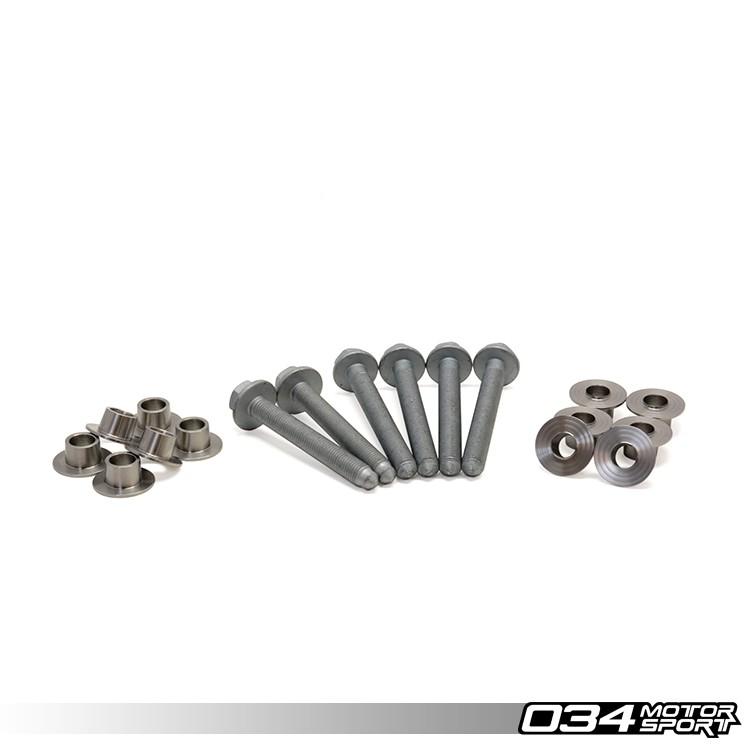 034Motorsport Stainless Steel Subframe Locking Collar Upgrade Kit, MKV/MKVI Volkswagen Golf/Jetta/GTI/Gli &amp; 8p Audi A3-A Little Tuning Co