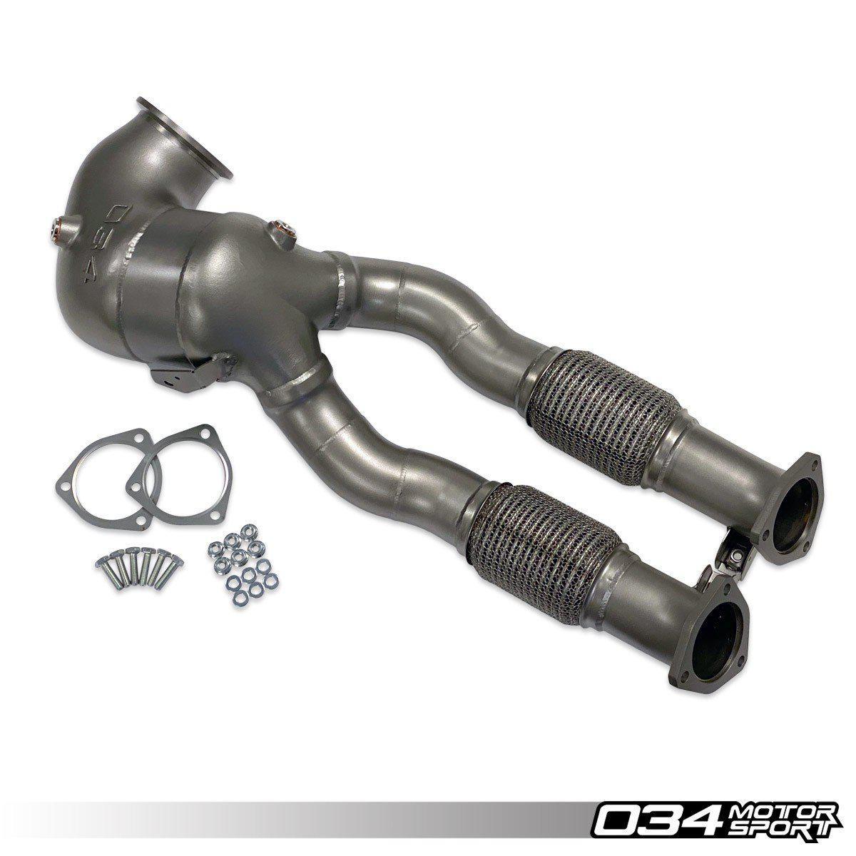 Cast Stainless Steel Performance Downpipe, Audi 8S TTRS And 8V.5 RS3-A Little Tuning Co
