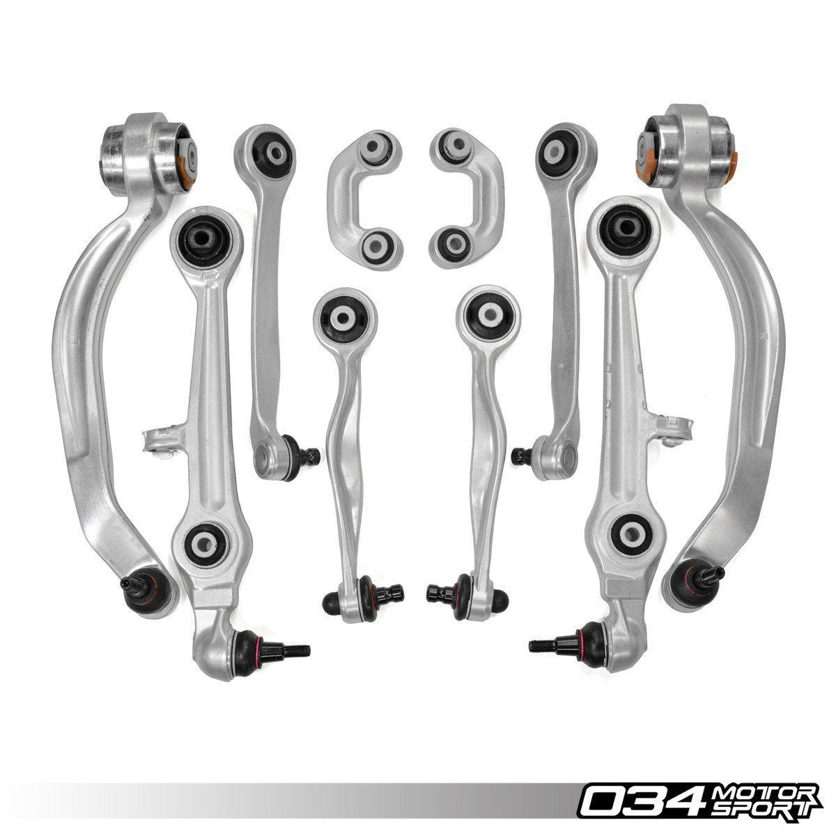Control Arm Kit, Density Line, Early B5/C5 Audi S4/RS4 &amp; A6/S6/RS6, B5 Volkswagen Passat With Aluminum Uprights-A Little Tuning Co