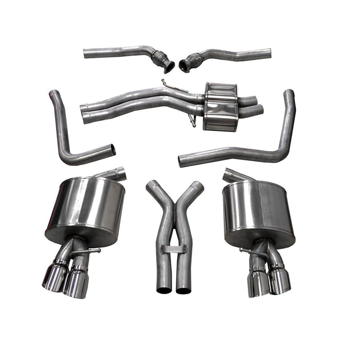Corsa Performance B8 Audi S5 4.2l Cat-Back Exhaust System-A Little Tuning Co