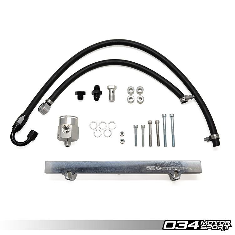 Drop-In High-Flow Fuel Rail Upgrade Kit, Audi/Volkswagen 1.8T, Billet Aluminum