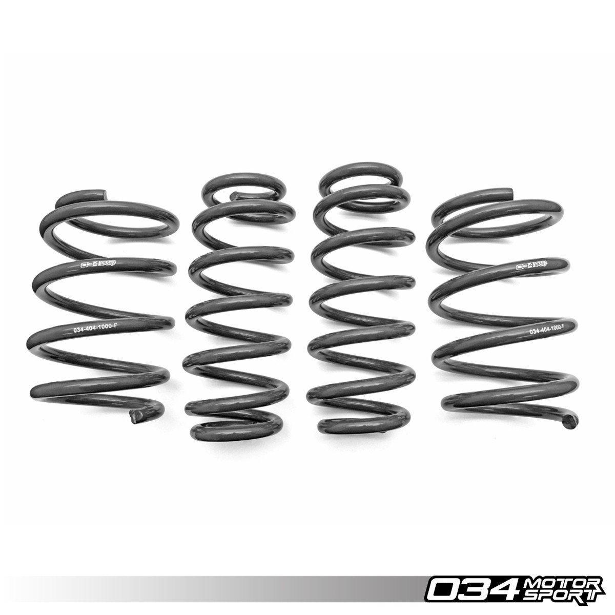 Dynamic+ Lowering Springs, 8V Audi A3/S3 Quattro Performance Spring Set