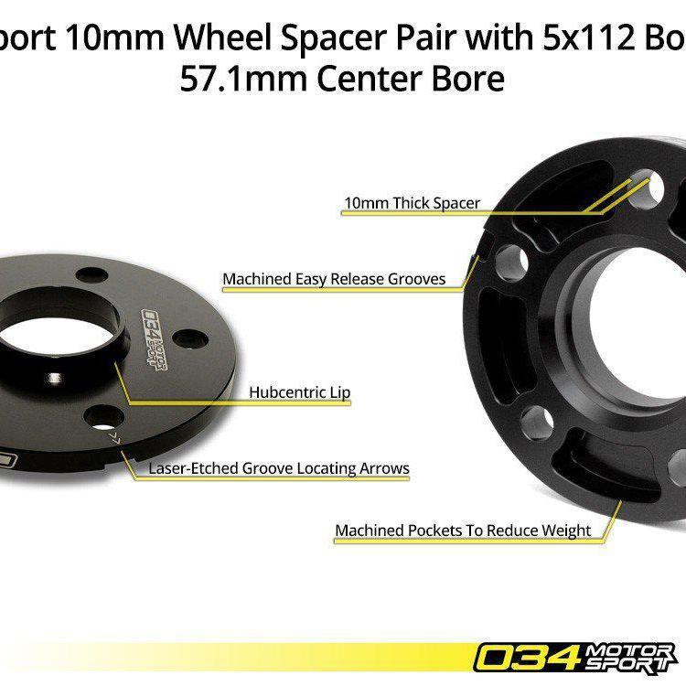 Dynamic+Flush Wheel Spacer Kit, MKV/MKVI Volkswagen Golf/GTI/Rabbit