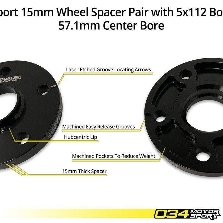 Dynamic+Flush Wheel Spacer Kit, MKV/MKVI Volkswagen Golf/GTI/Rabbit