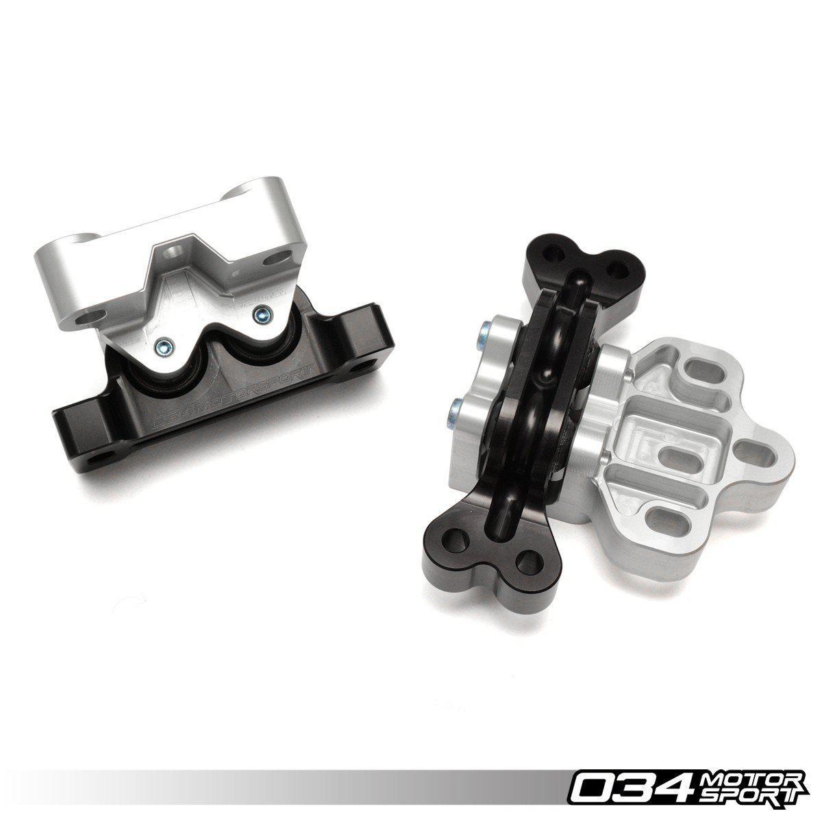 Motorsport Streetsport Engine/Transmission Mount Pair, 8J/8p Audi A3/Tt 3.2l & MKV Volkswagen R32, Billet Aluminum