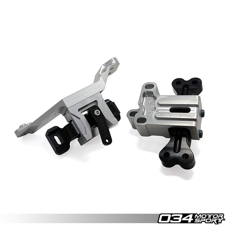 Motorsport Tracksport Engine/Transmission Mount Pair, 8J Audi TTRS 2.5 TFSI 6MT, Billet Aluminum