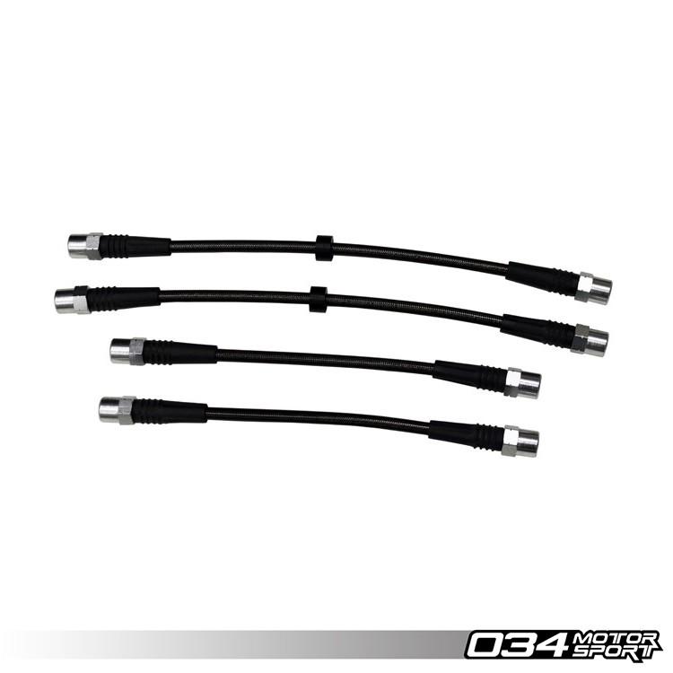 Stainless Steel Braided Brake Line Kit, Audi URS4/URS6, Dot Certified