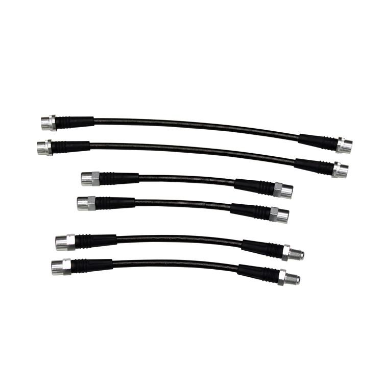 Stainless Steel Braided Brake Line Kit, B5 Audi A4/S4 Quattro, Dot Certified