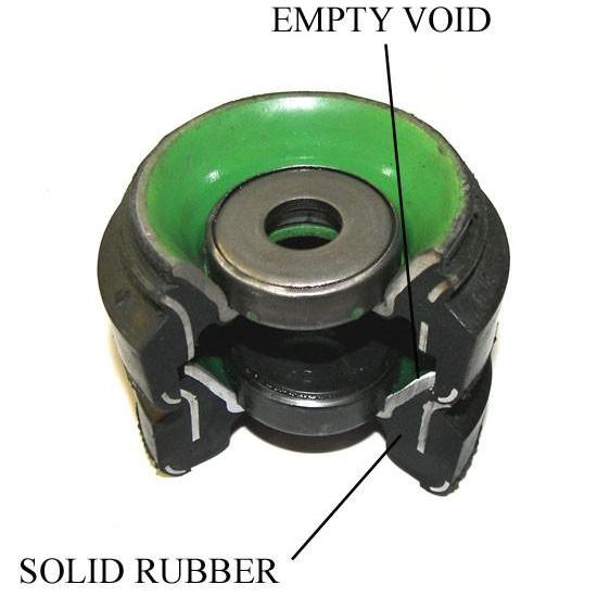 Strut Mount, Early Small Chassis Audi, Density Line