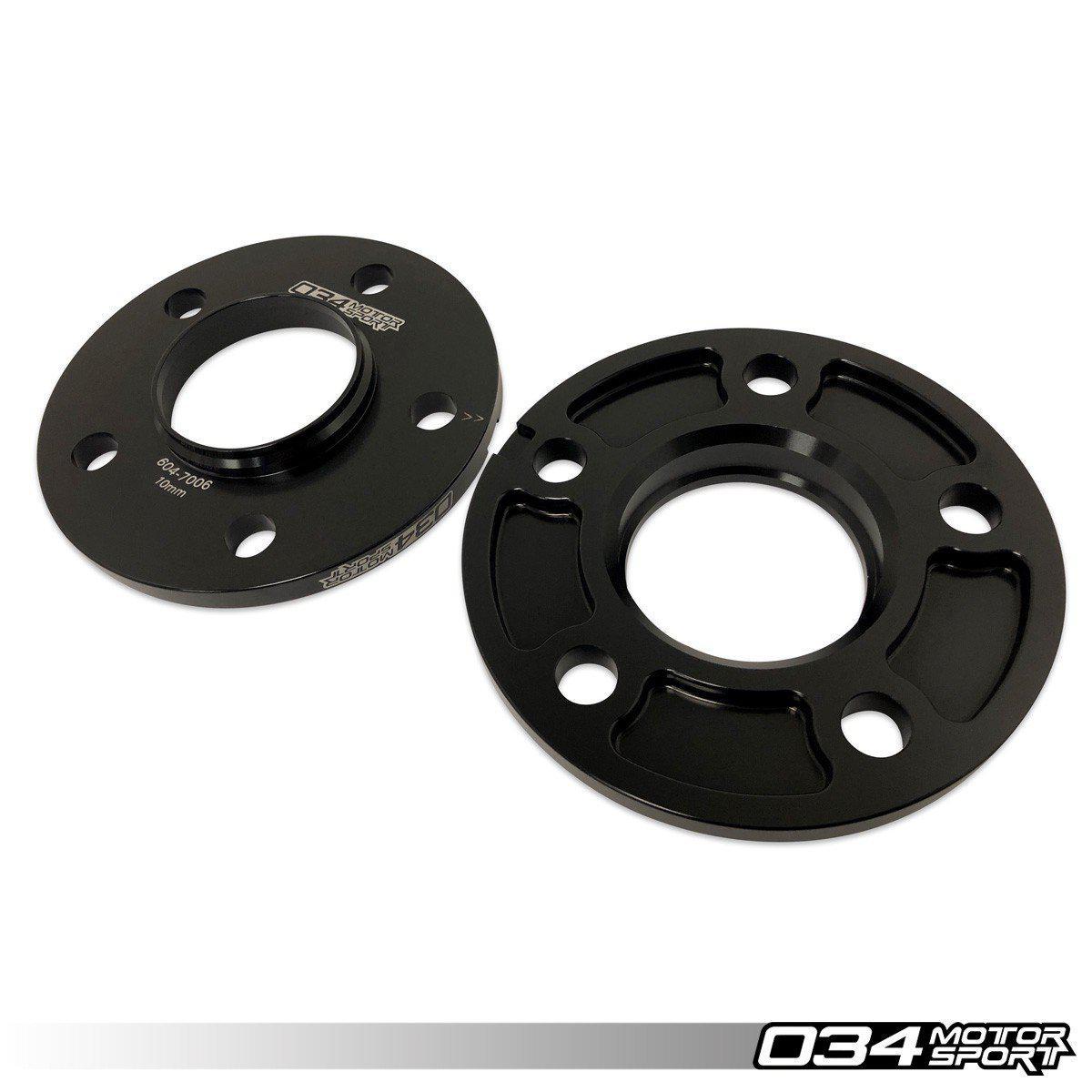 Wheel Spacer Pair, 10mm, Audi 5x112mm With 66.5mm Center Bore