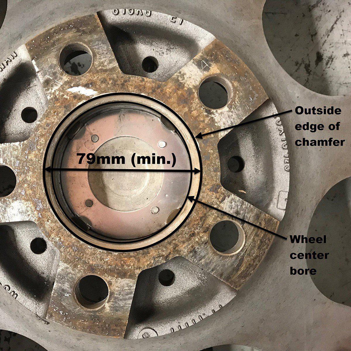 Wheel Spacer Pair, 10mm, Audi 5x112mm With 66.5mm Center Bore