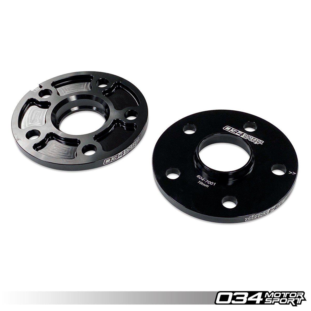 Wheel Spacer Pair, 10mm, Audi/Volkswagen 5x112mm With 57.1mm Center Bore