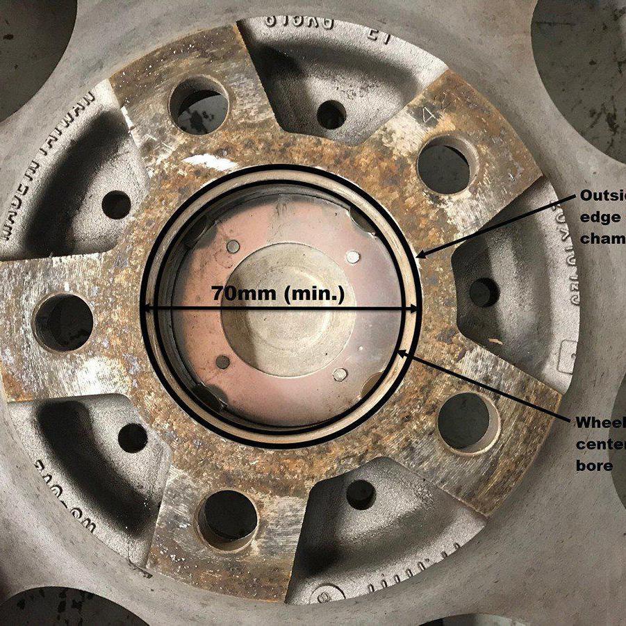Wheel Spacer Pair, 10mm, Audi/Volkswagen 5x112mm With 57.1mm Center Bore
