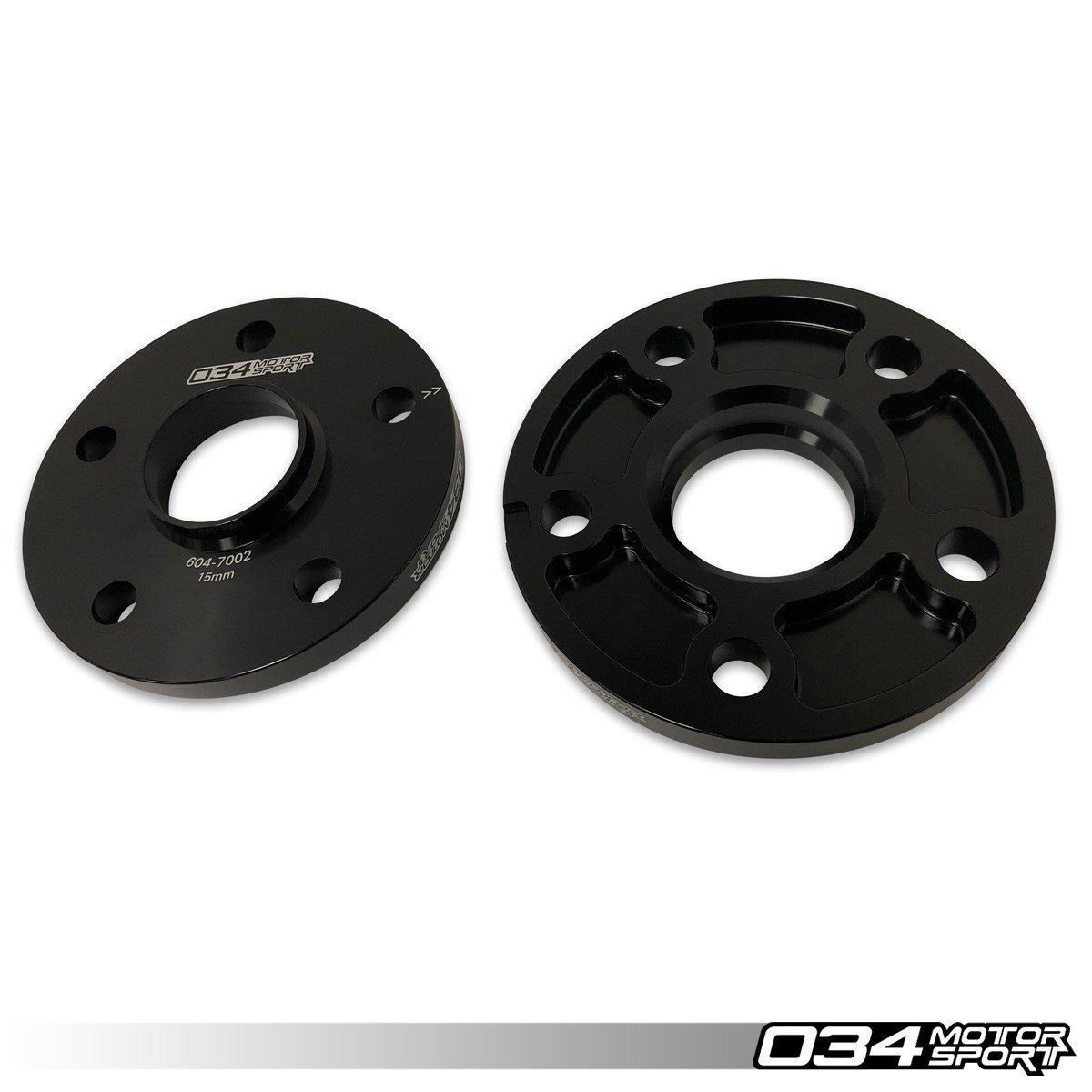Wheel Spacer Pair, 15mm, Audi/Volkswagen 5x112mm With 57.1mm Center Bore