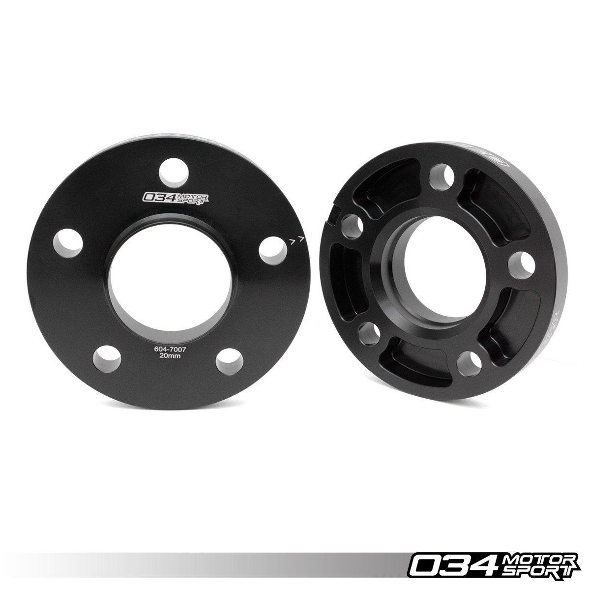 Wheel Spacer Pair, 20mm, Audi 5x112mm With 66.5mm Center Bore