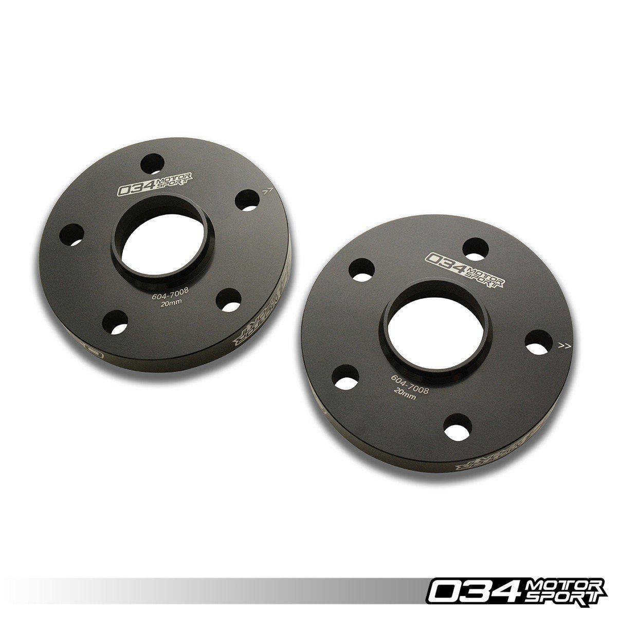 Wheel Spacer Pair, 20mm, Audi/Volkswagen 5x112mm With 57.1mm Center Bore