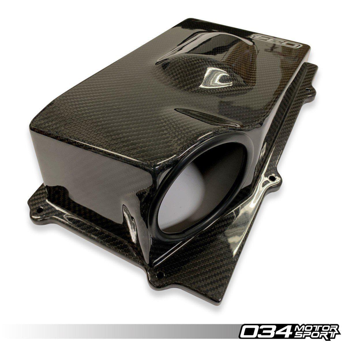 X34 Carbon Fiber Closed-Top Upper Airbox Audi TTRS &amp; RS3 2.5 TFSI Evo-A Little Tuning Co