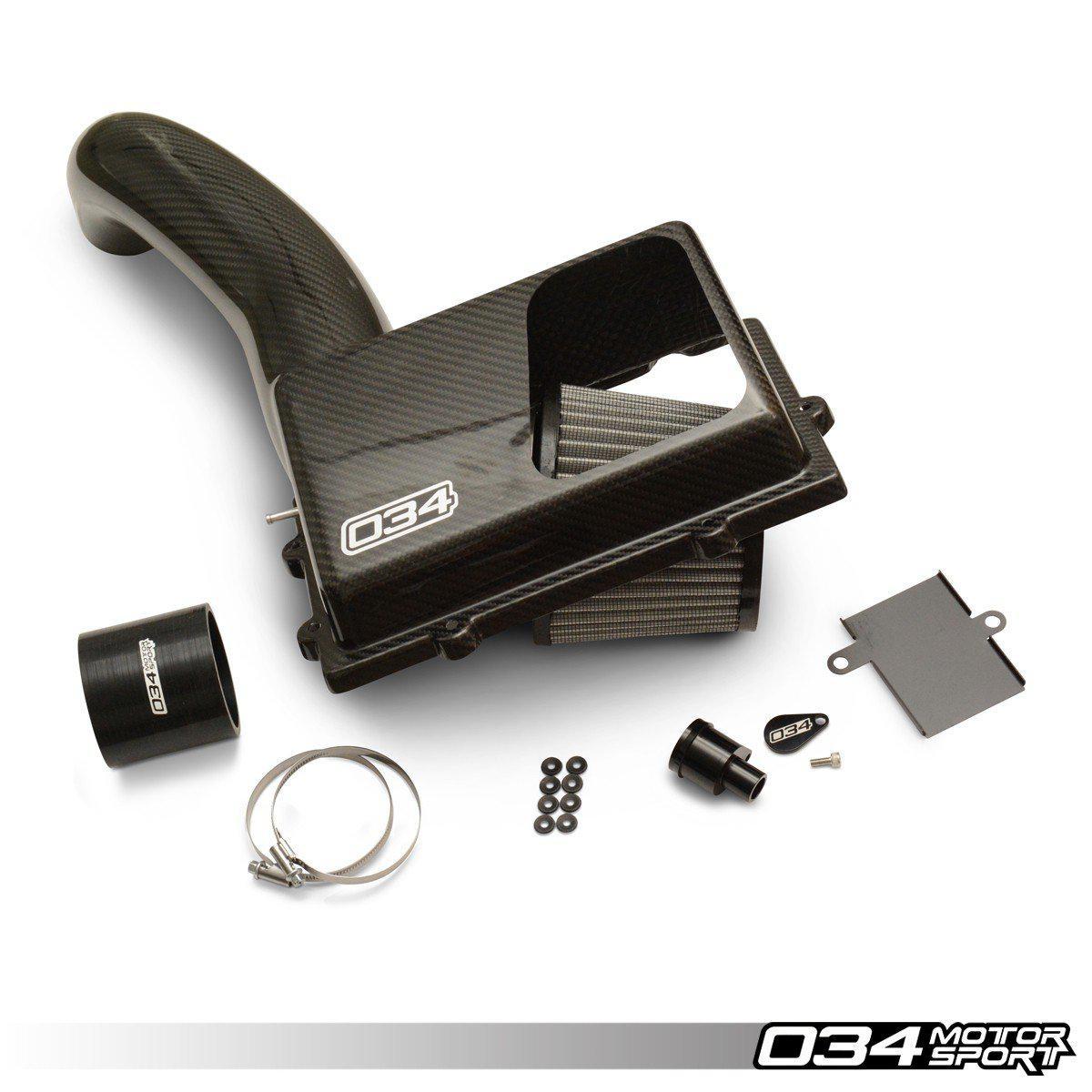 X34 Carbon Fiber MQB Open-Top Cold Air Intake System, 8V Audi A3/S3/Tt/Tts, MKVII Vw Golf/GTI/R & MKVII Vw Gli, 1.8T/2.0T Gen3